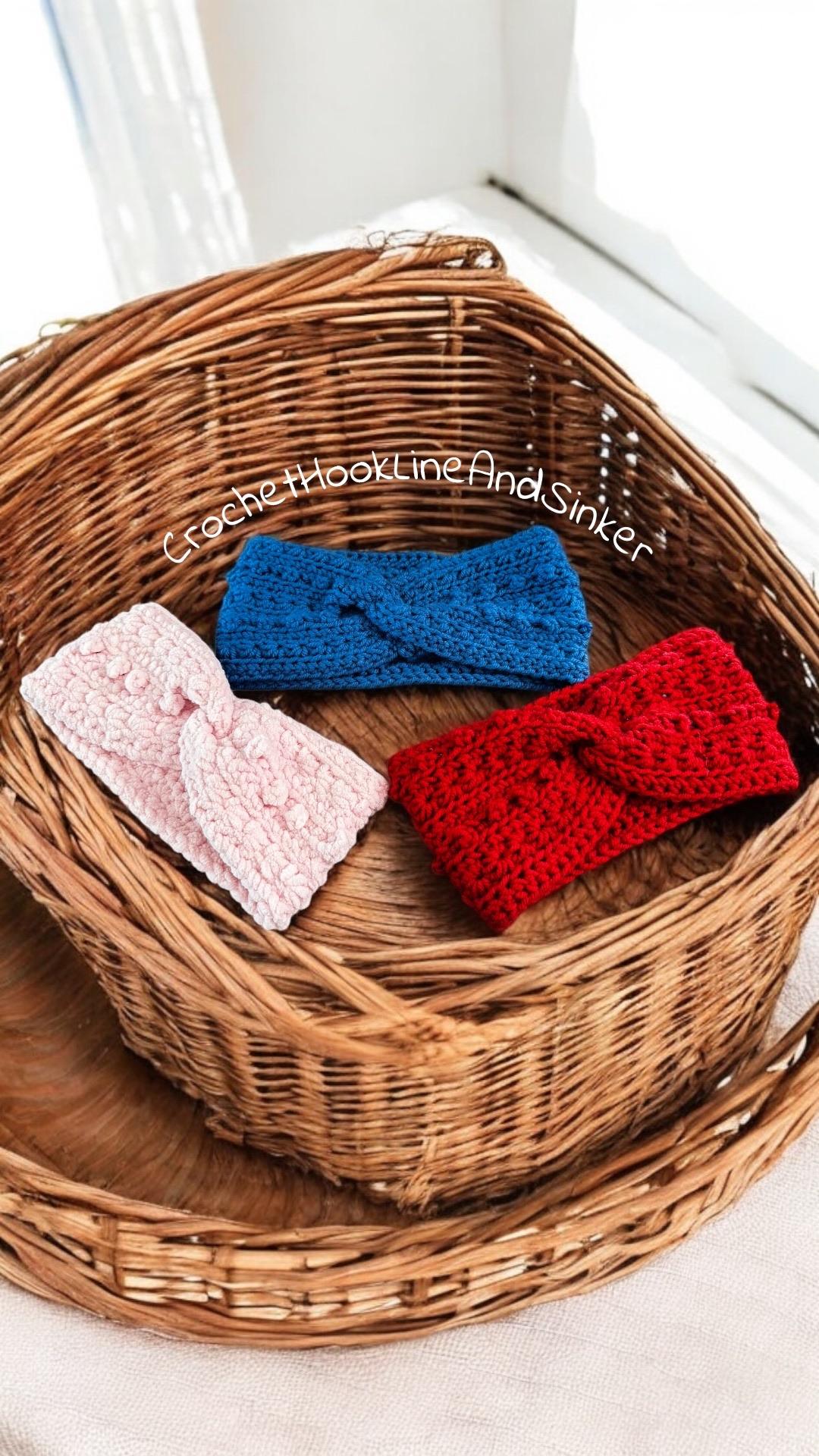 Starberry Burst Twisted Headband Crochet Pattern thumbnail 4