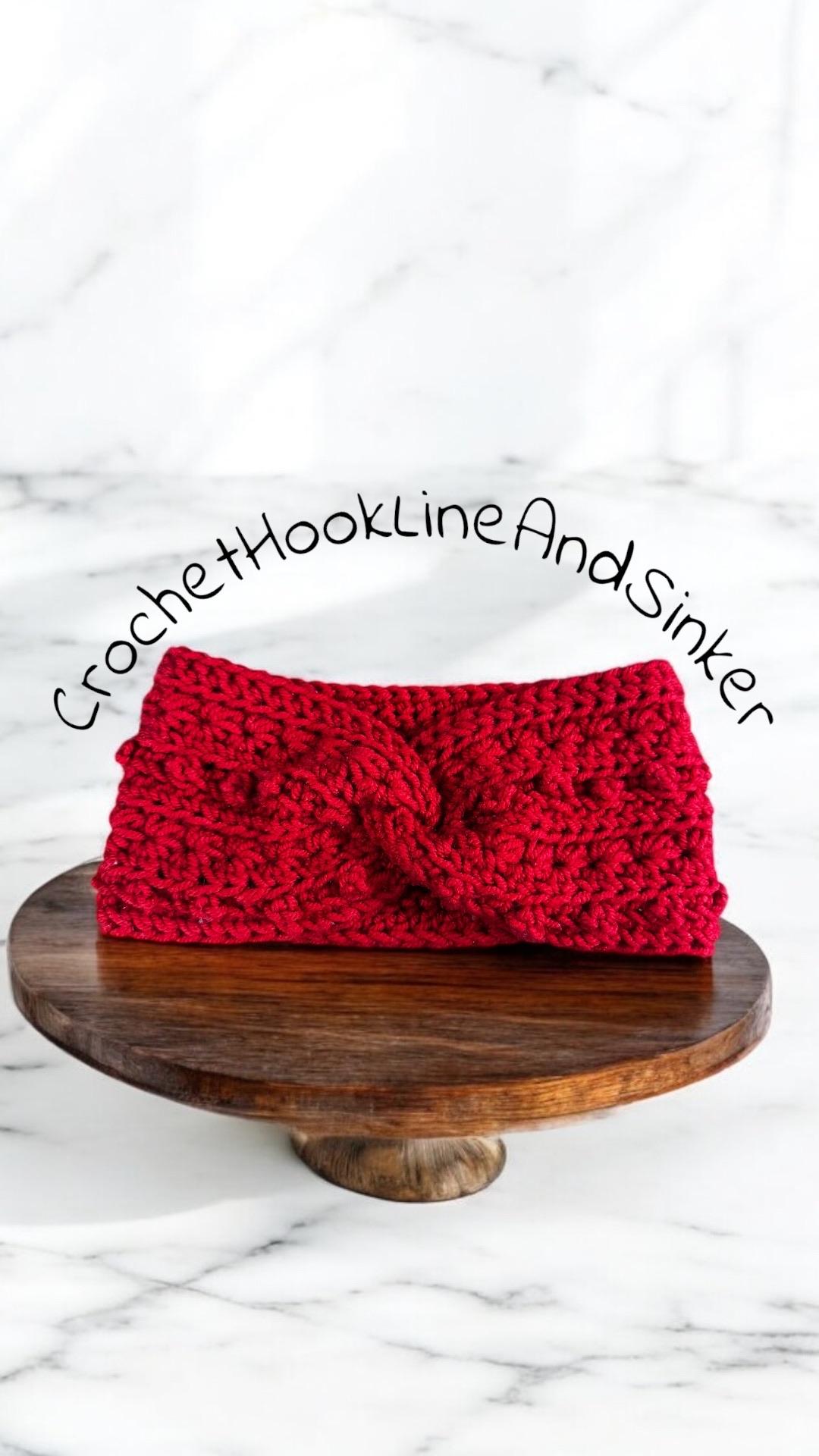 Starberry Burst Twisted Headband Crochet Pattern thumbnail 5