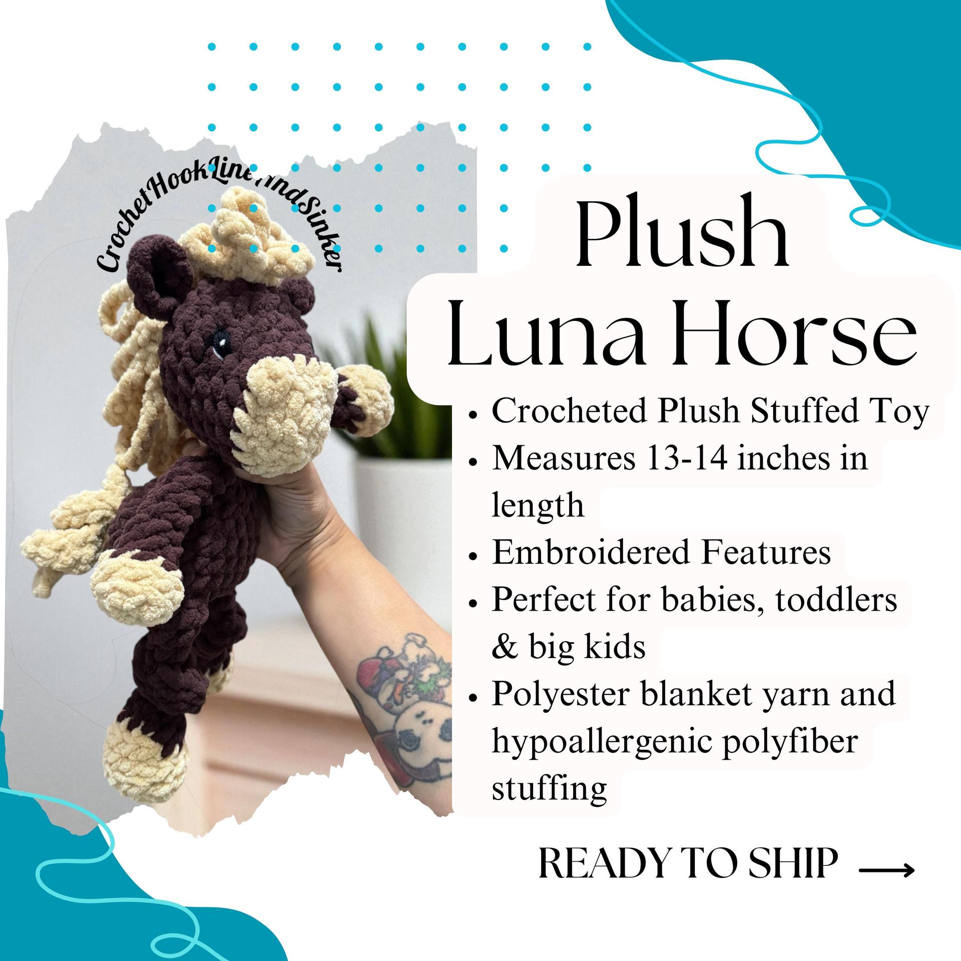 Luna Horse Plush Toy - READY TO SHIP