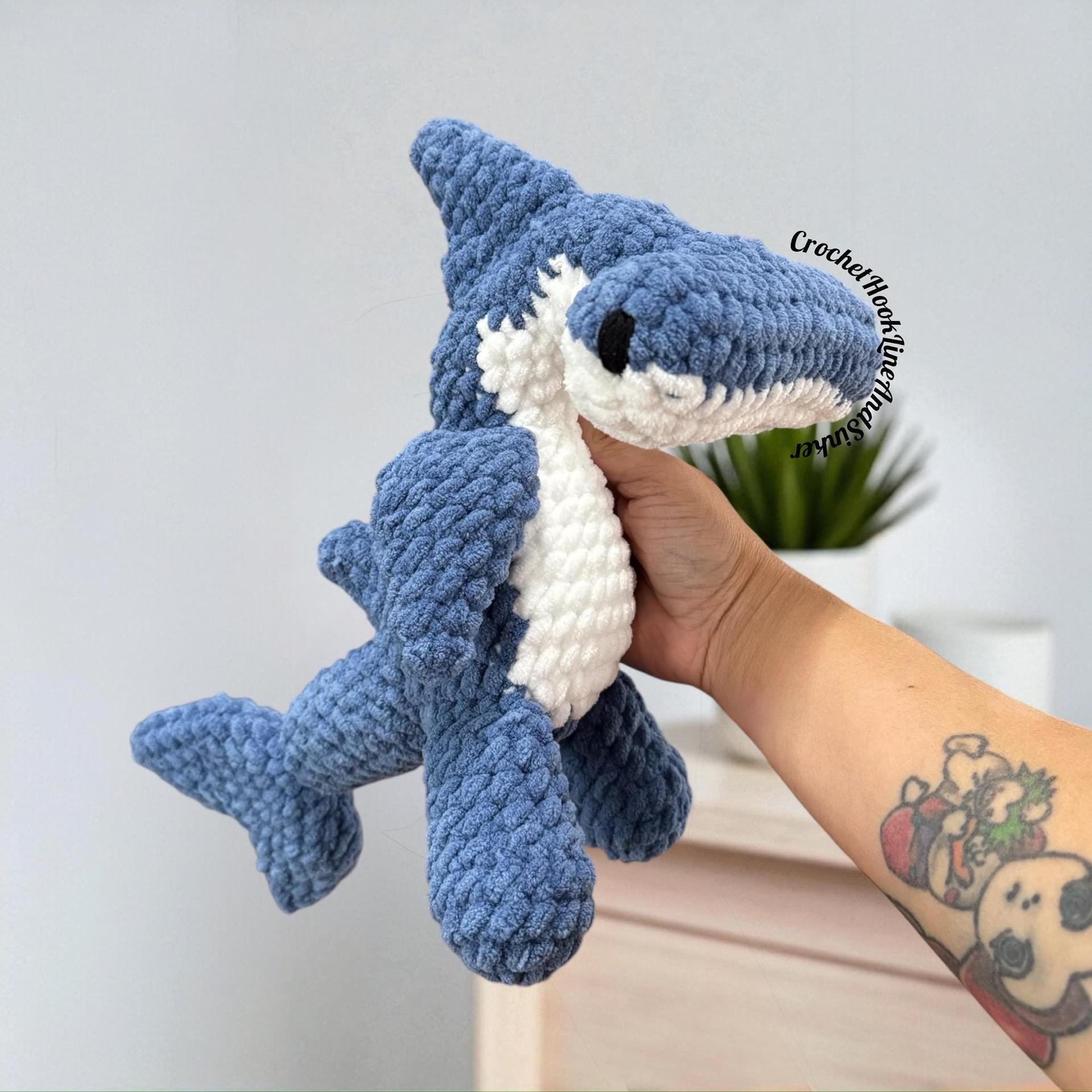 Hermes the Hammerhead Monster Crochet Pattern thumbnail 3