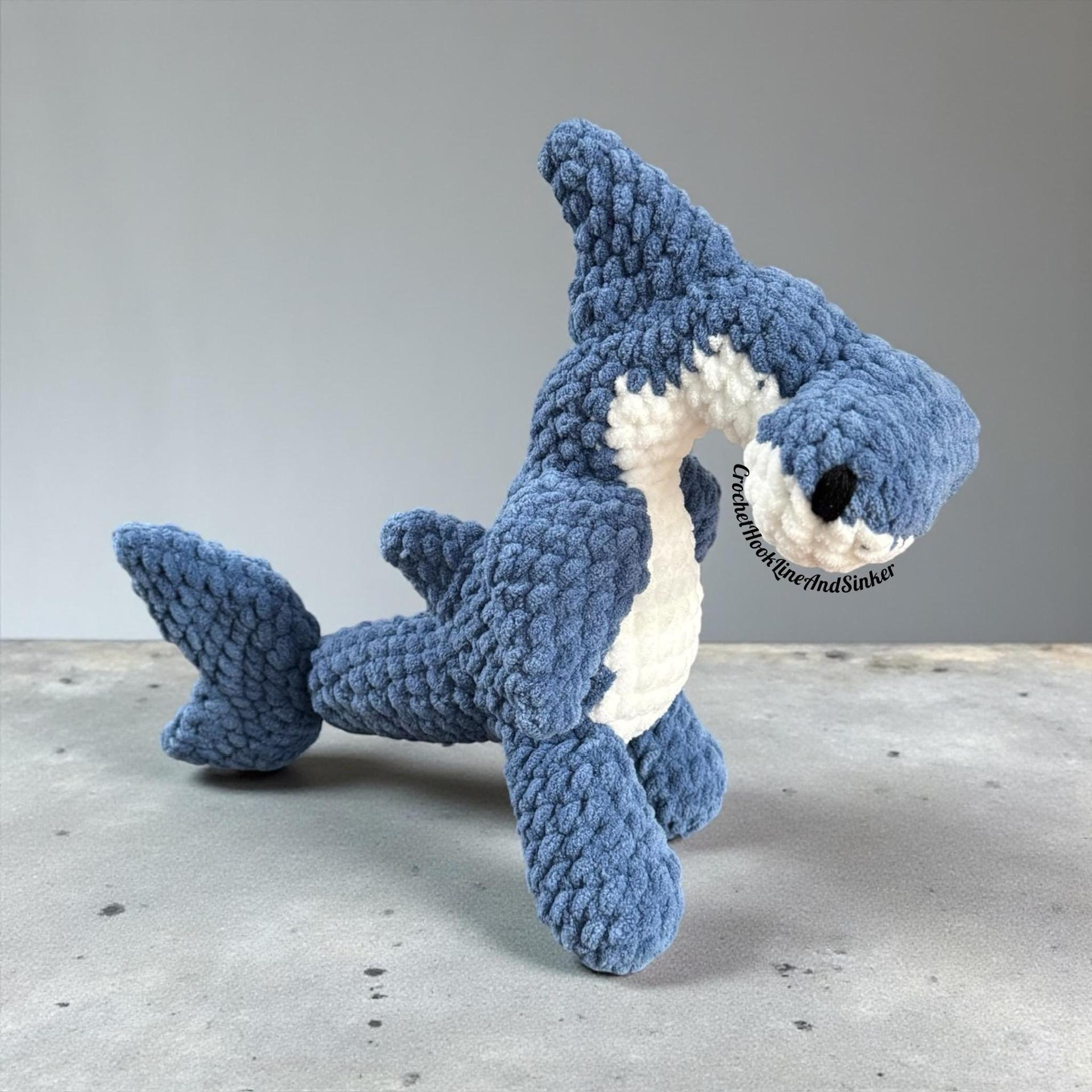 Hermes the Hammerhead Monster Crochet Pattern thumbnail 6