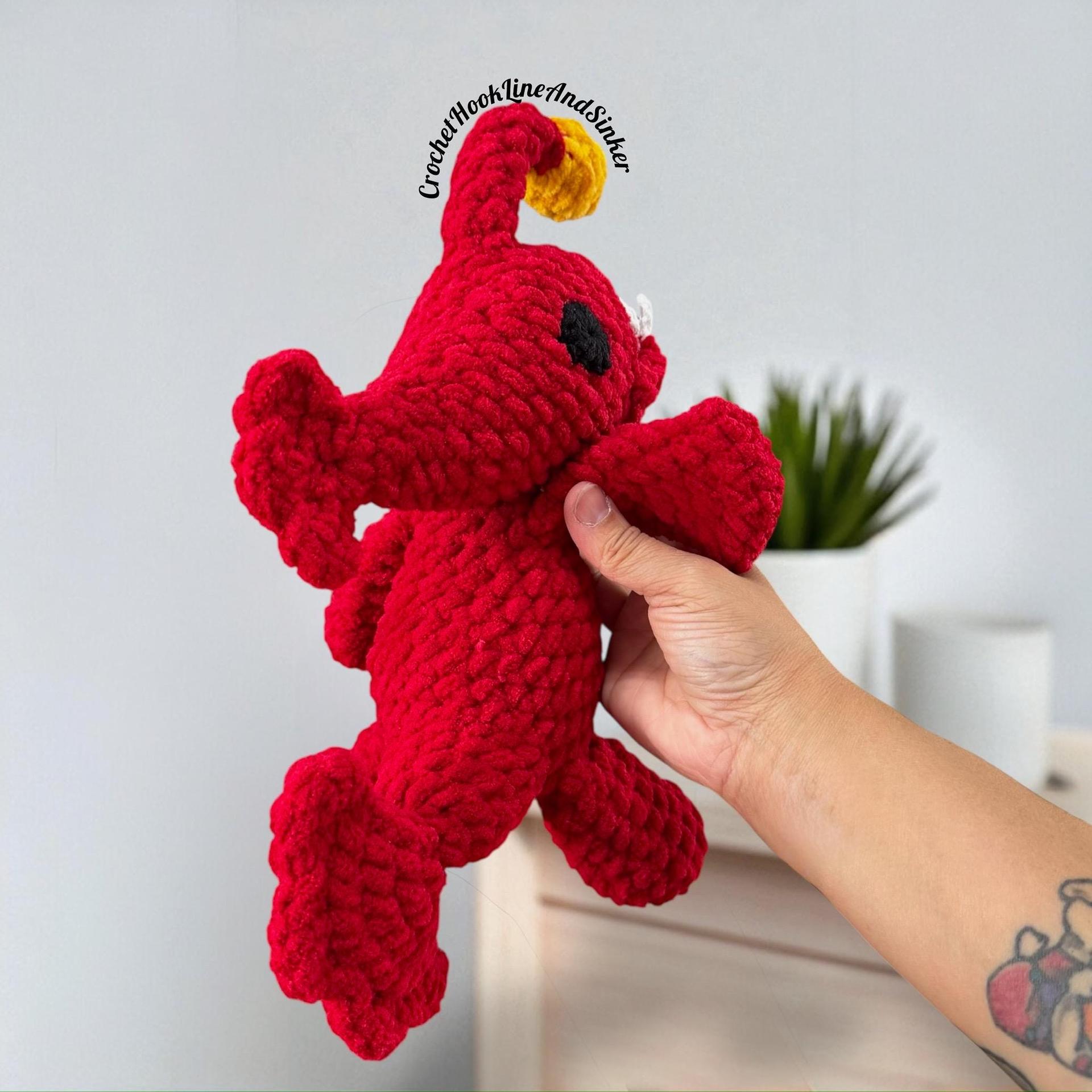 Aria the Anglerfish Monster Crochet Pattern thumbnail 8