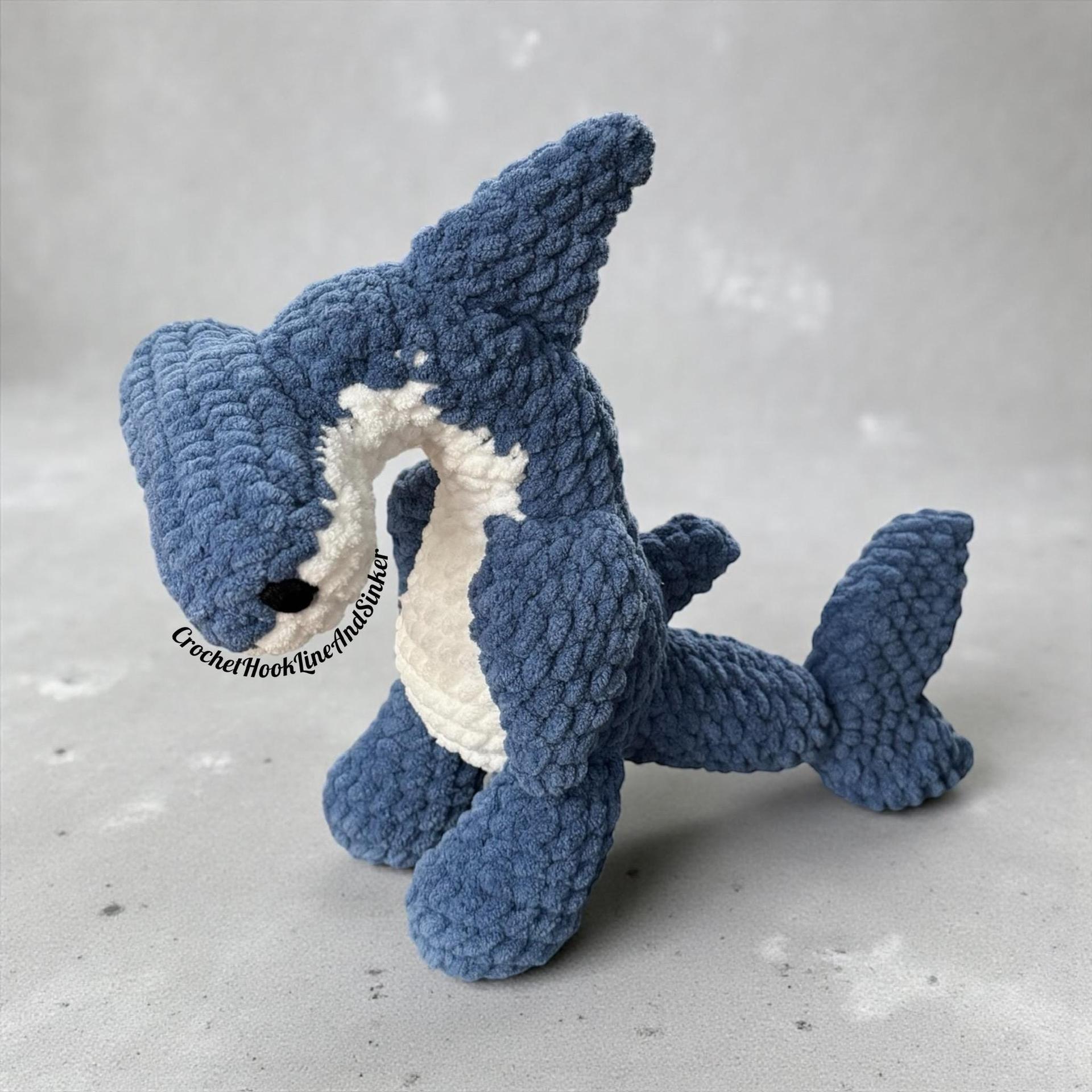 Hermes the Hammerhead Monster Crochet Pattern thumbnail 4