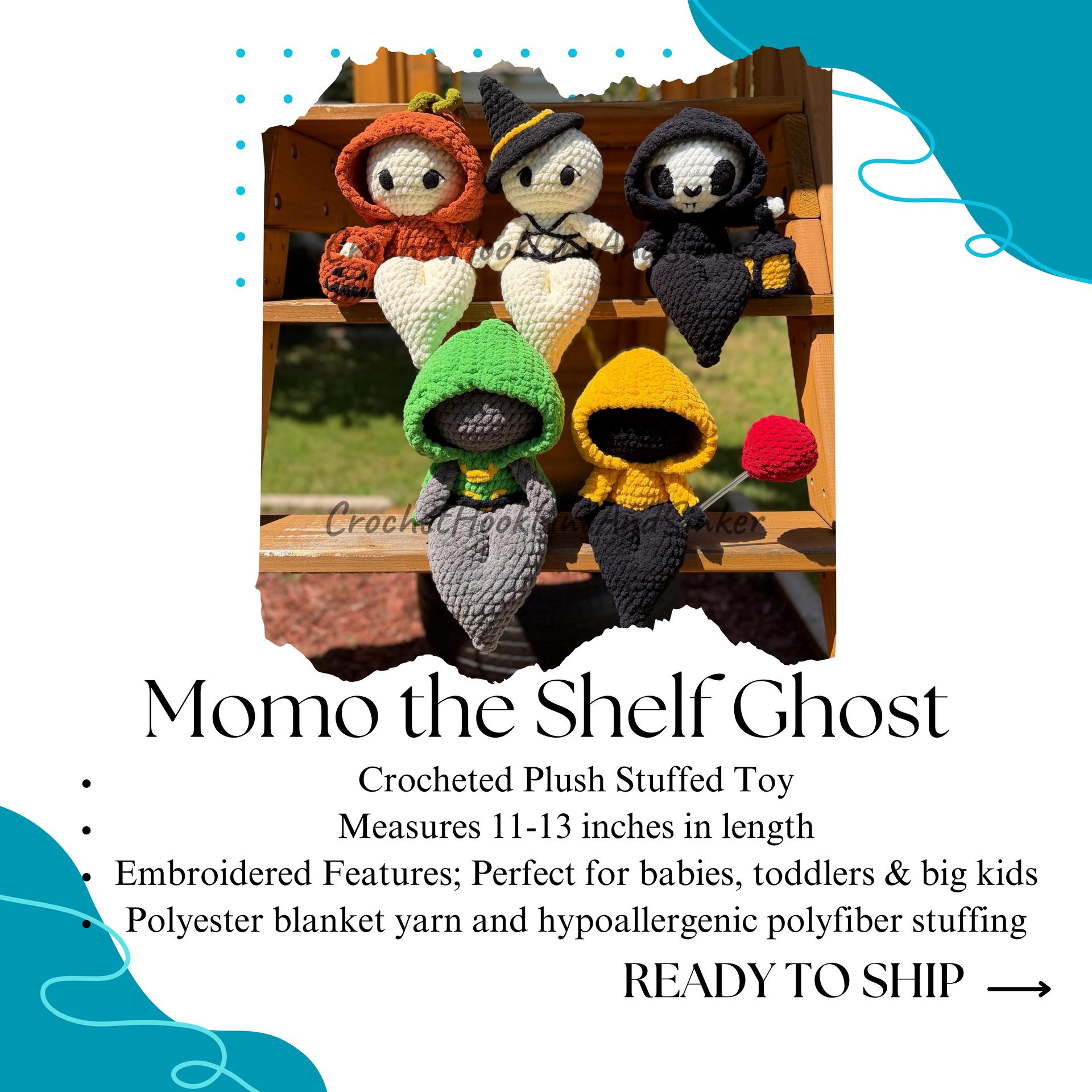 Momo the Shelf Ghost Plush Toy - READY TO SHIP