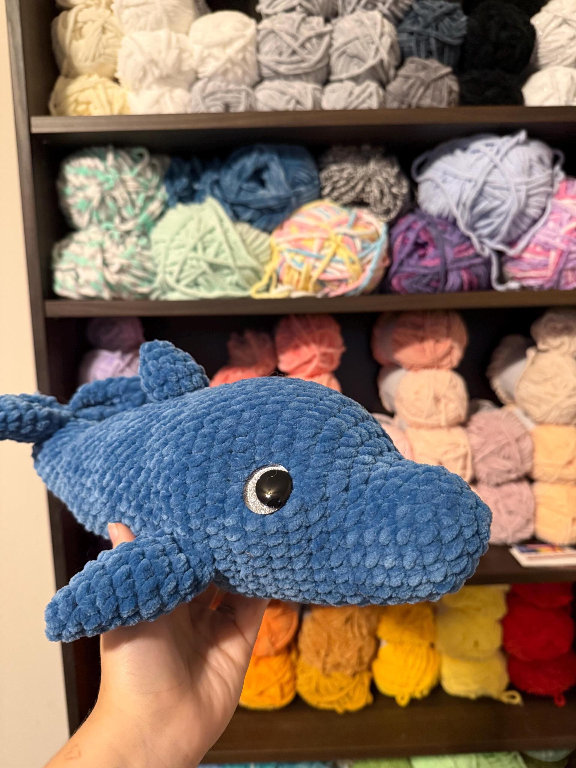 Crochet Dolphin Plush Toy