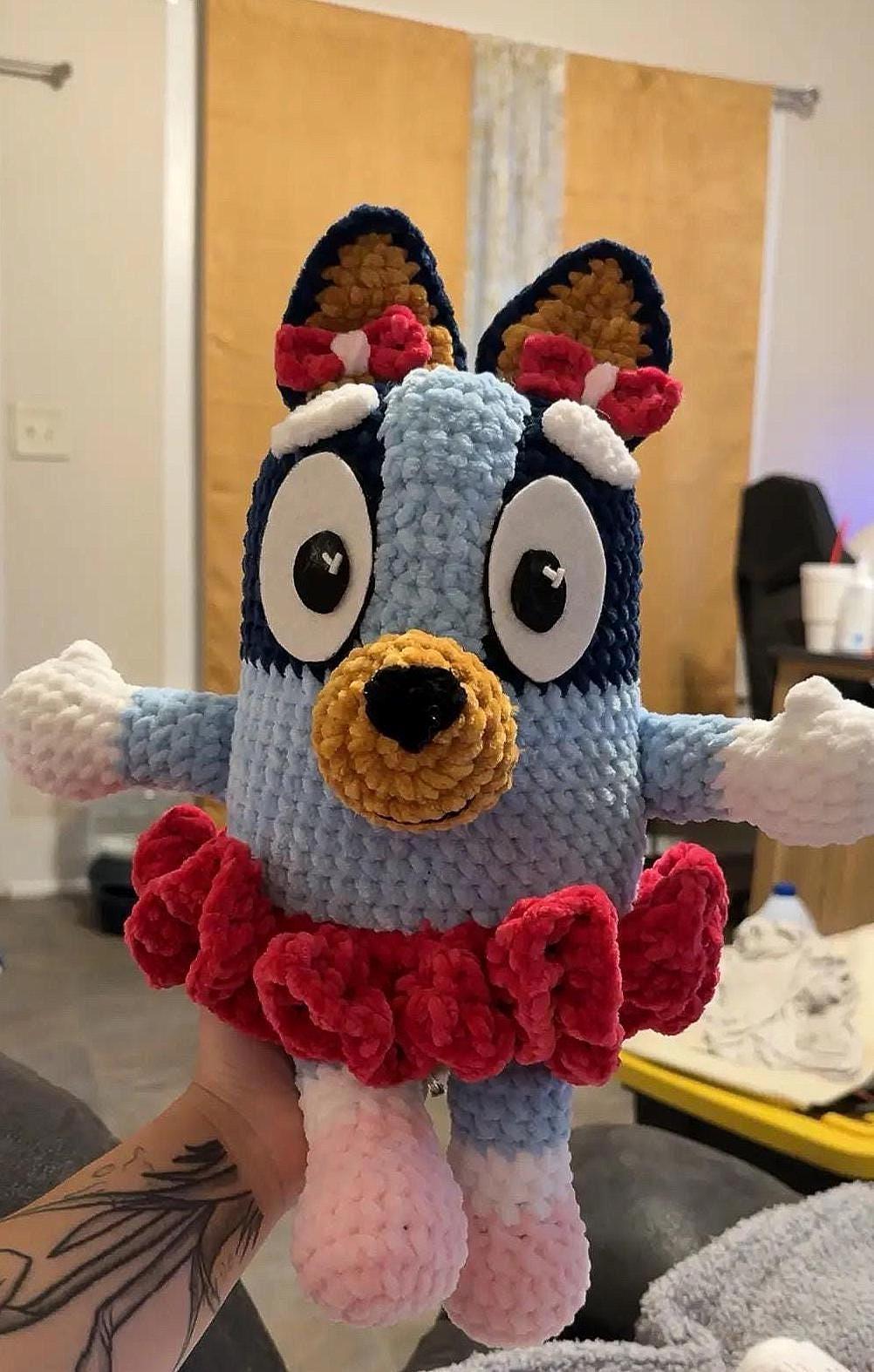 Crochet Bluey Ballerina Plushie