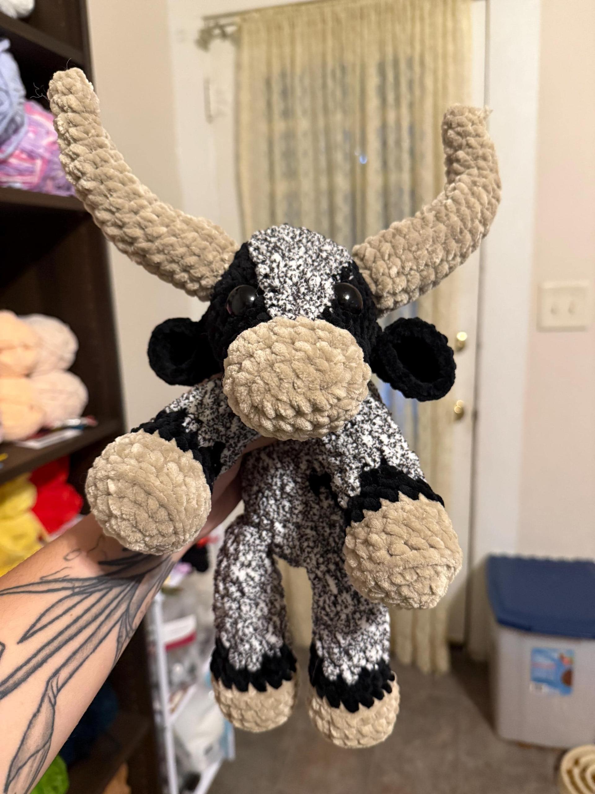 Texas Longhorn Crochet Snuggler