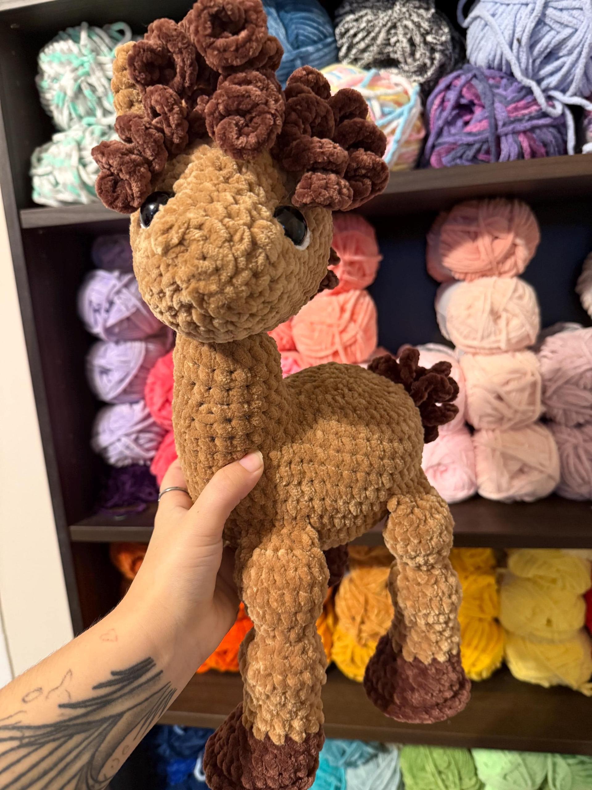 Horse Crochet Plushie thumbnail 2