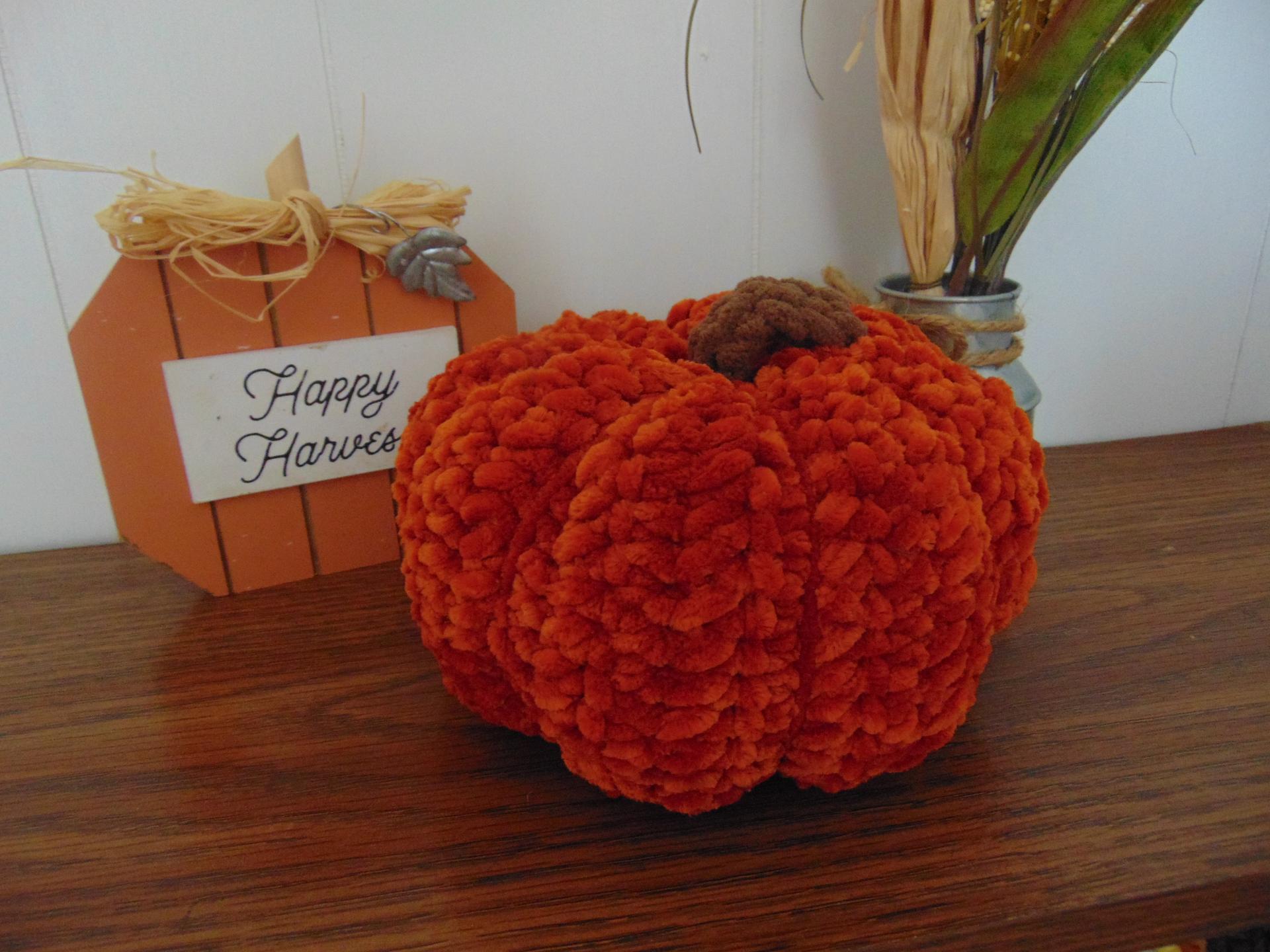 Stuffed Pumpkin Decoration thumbnail 2