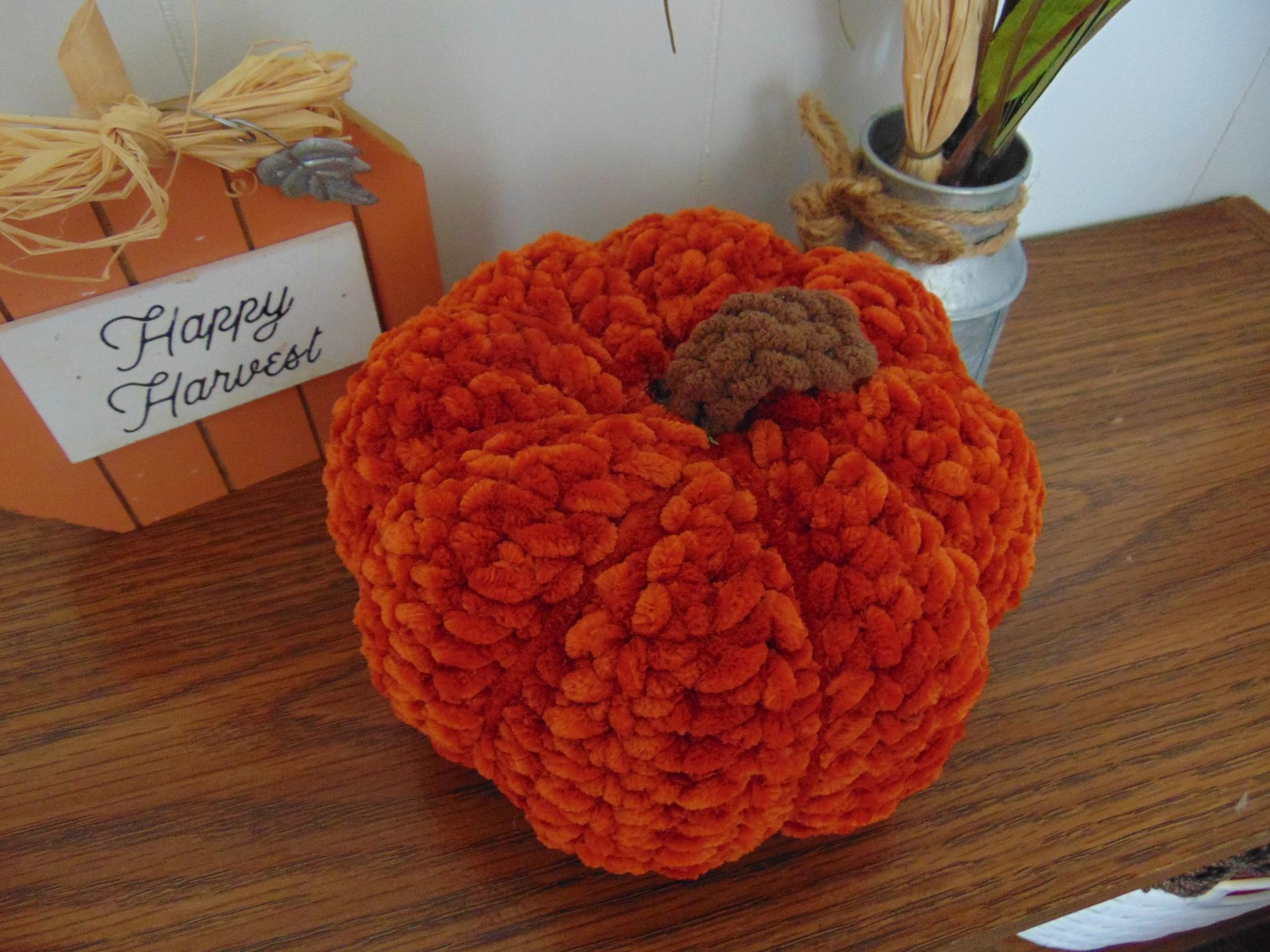 Stuffed Pumpkin Decoration thumbnail 3